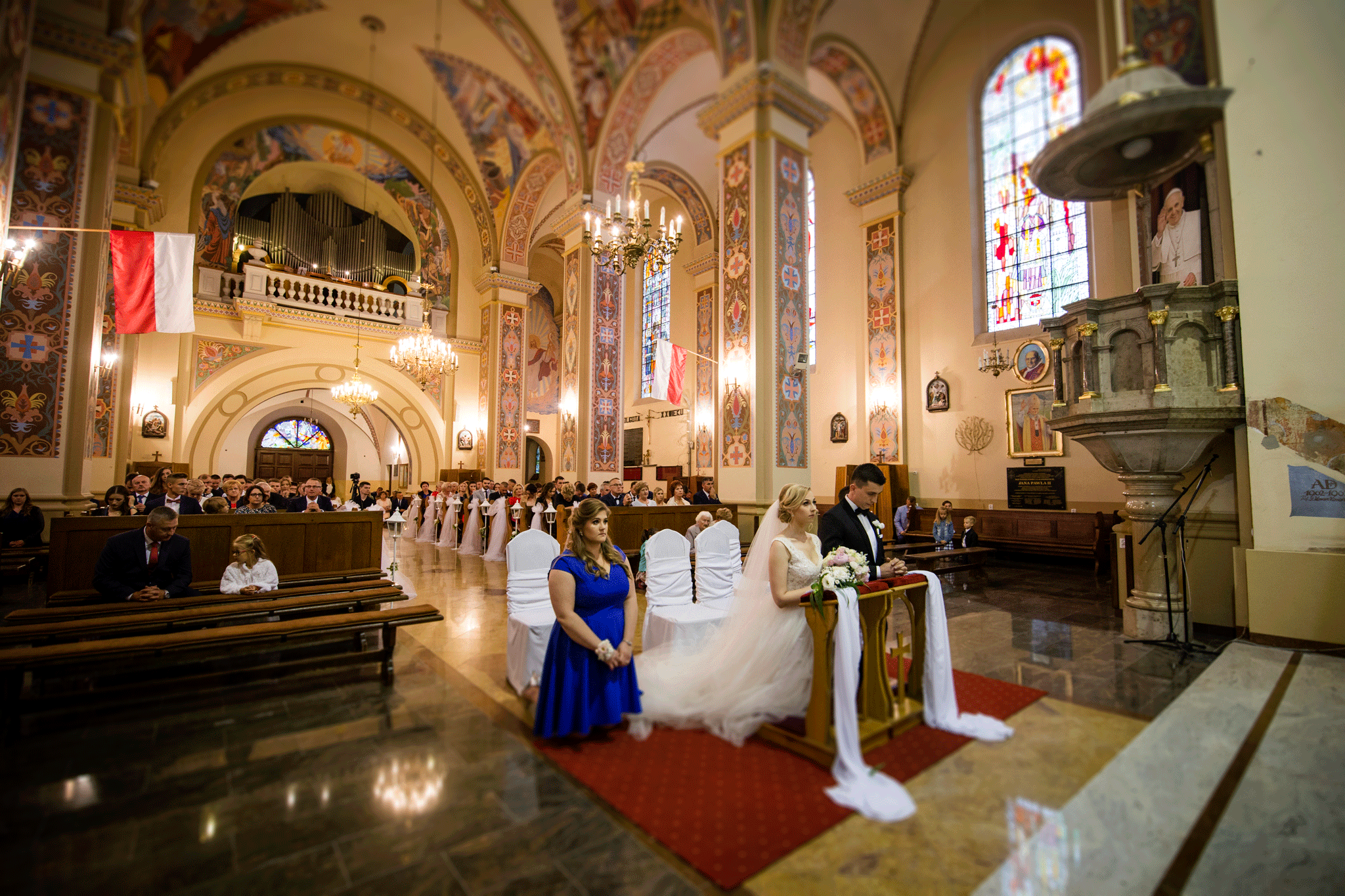 fotografia ze ślubu kościelnego