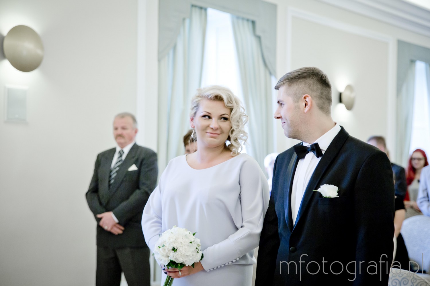 zdjęcia przysięgi ślubnej w Pałacu Ślubów w Warszawie